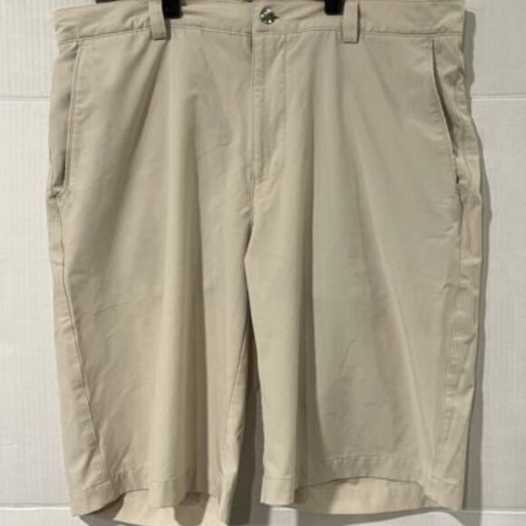 Peter‎ Millar Men's Water Tan 35 Chino Flat Front Swim Shorts - Picture 3 of 4
